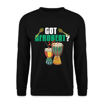 Got Afrobeat? - Unisex Pullover - Schwarz - Vorne - Alina (178cm) & Michal (187cm)