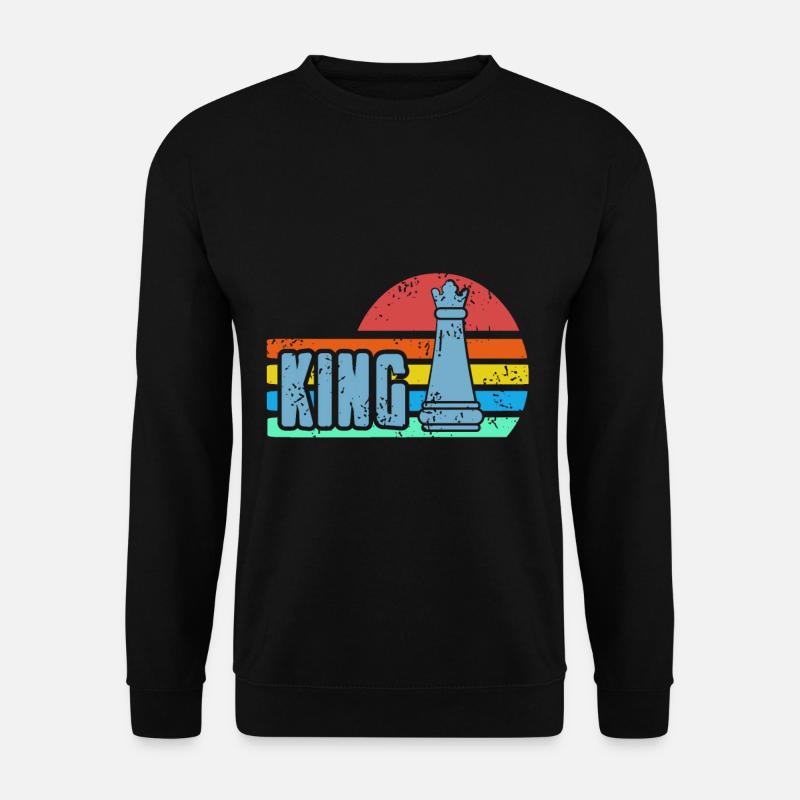 Schach - König - Unisex Pullover - Schwarz
