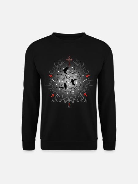Gothic circle - Unisex Sweatshirt - black