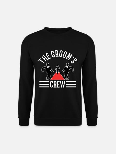 Groom's Crew - Unisex Sweatshirt - black