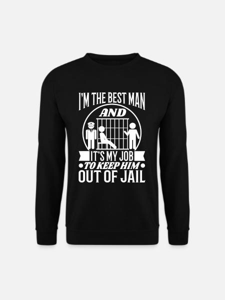Im the best man - Unisex Sweatshirt - black