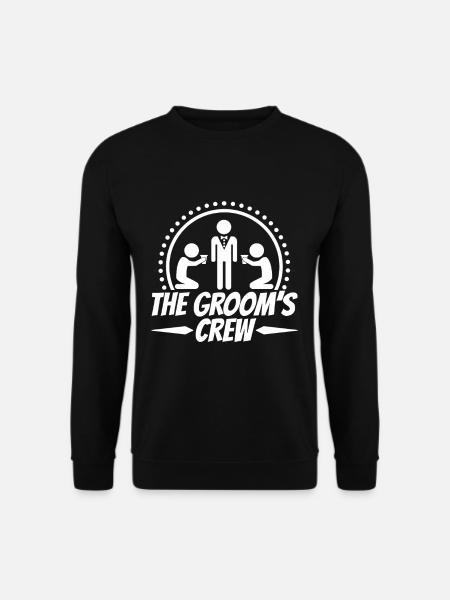 Groom Crew - Unisex Sweatshirt - black
