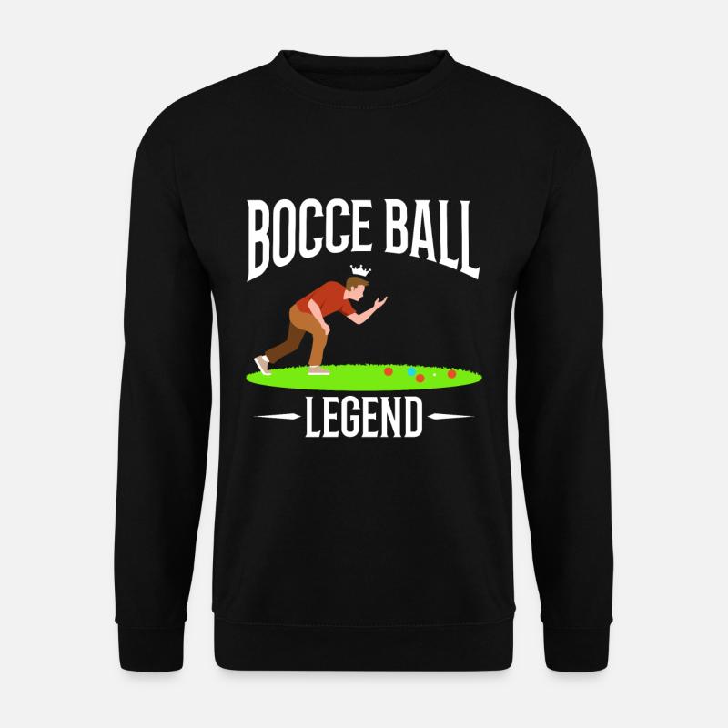 Bocce ball legend - Unisex Pullover - Schwarz