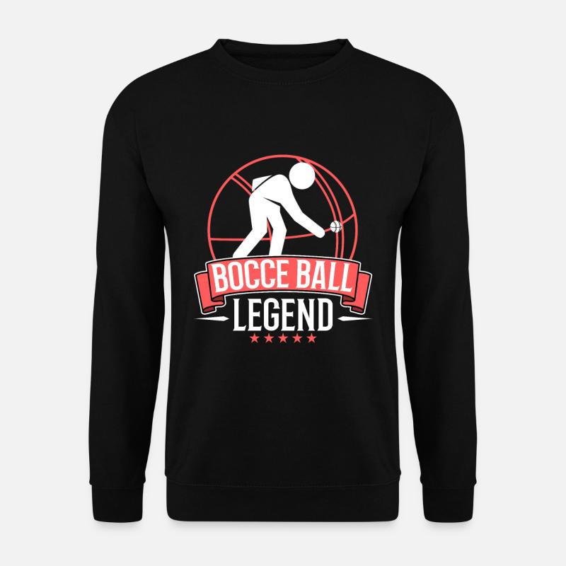 Bocce ball legend - Unisex Sweatshirt - black