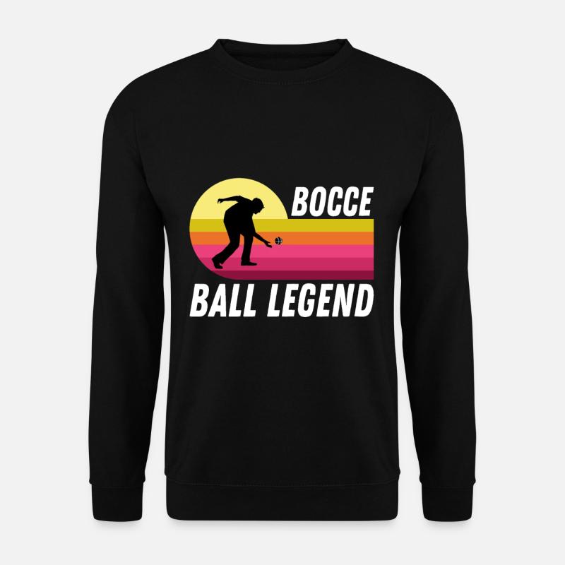 Bocce ball legend - Unisex Sweatshirt - black