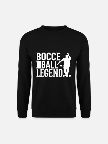 Bocce ball legend - Unisex Sweatshirt - black