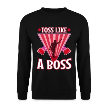 Lancer comme un trou de maïs - Sweat-shirt Unisexe - noir - Devant - Alina (178cm) & Michal (187cm)