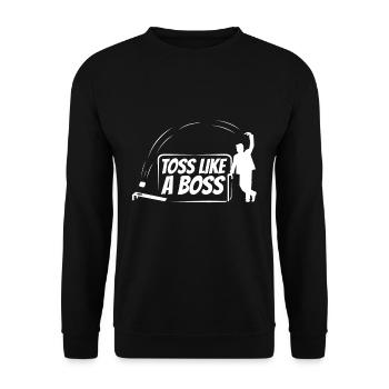 Lancer comme un trou de maïs - Sweat-shirt Unisexe - noir - Devant - Alina (178cm) & Michal (187cm)