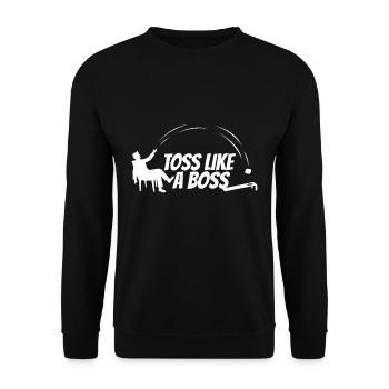 Lancer comme un trou de maïs - Sweat-shirt Unisexe - noir - Devant - Alina (178cm) & Michal (187cm)