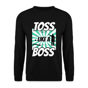 Lancer comme un trou de maïs - Sweat-shirt Unisexe - noir - Devant - Alina (178cm) & Michal (187cm)