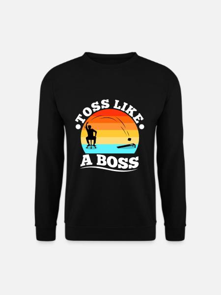Toss like a cornhole - Unisex Pullover - Schwarz