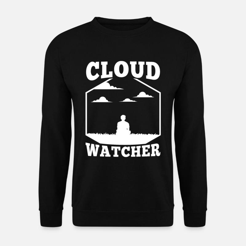 Cloud Watcher - Unisex Sweatshirt - black
