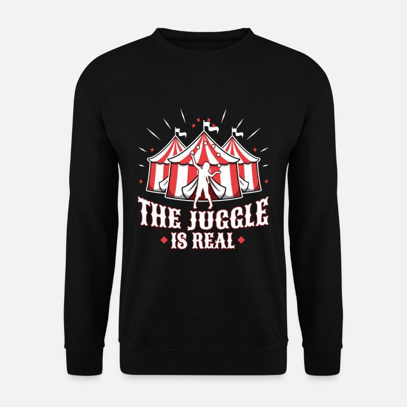 The Juggle Is Real - Unisex Sweatshirt - black