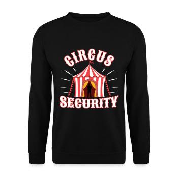 Circus security - Unisex Sweatshirt - black - Front - Alina (178cm) & Michal (187cm)
