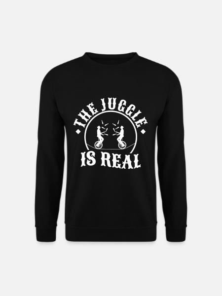 The Juggle Is Real - Unisex Sweatshirt - black