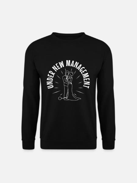Under New Management groom - Unisex Sweatshirt - black