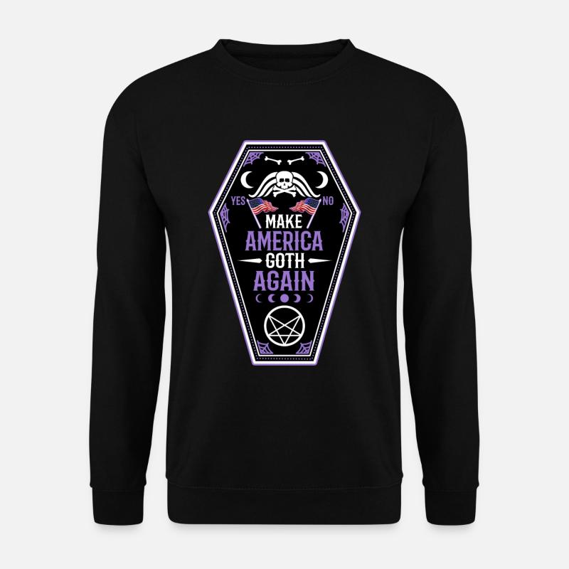Make america goth again - Unisex Pullover - Schwarz