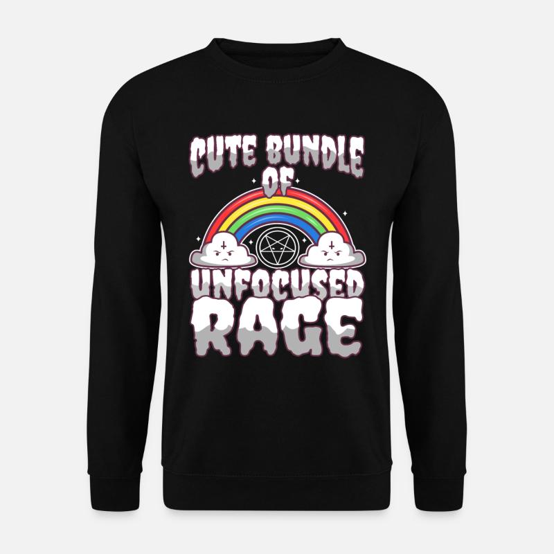 Cute Bundle Of Unfocused Rage - Unisex Sweatshirt - black