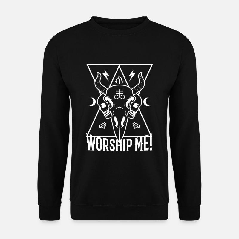 Worship me - Unisex Sweatshirt - black