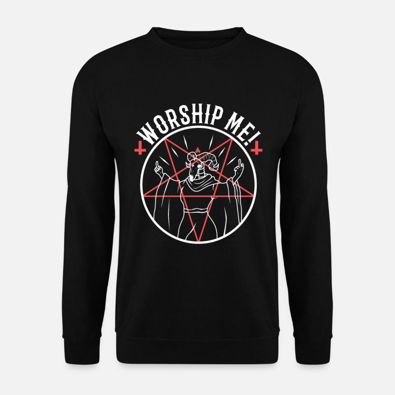 Worship me - Unisex Sweatshirt - black