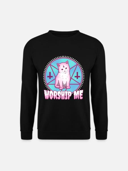 Worship me - Unisex Sweatshirt - black