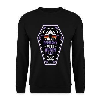 Rendre l’Allemagne gothique - Sweat-shirt Unisexe - noir - Devant - Alina (178cm) & Michal (187cm)