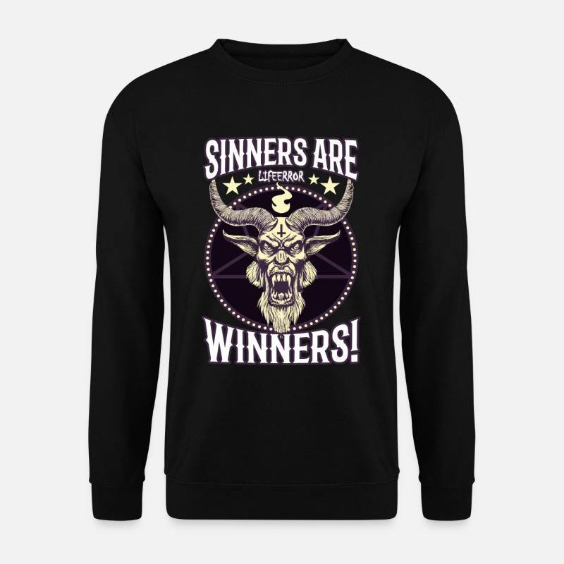 Sinners are Winners - Lifeerror - Unisex Pullover - Schwarz