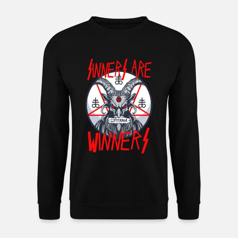 Sinners are Winners - Lifeerror - Unisex Sweatshirt - black