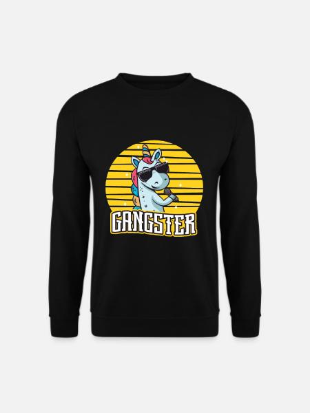 Gangsta Unicorn - Unisex Sweatshirt - black