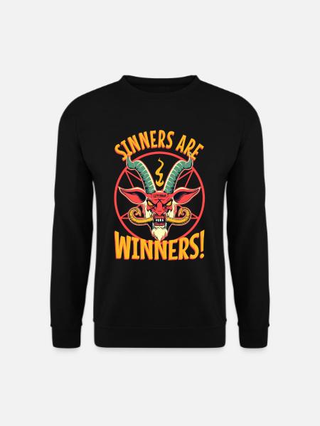 Sinners are Winners - Lifeerror - Unisex Sweatshirt - black