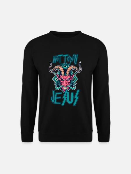 Not Today Jesus - Lifeerror - Unisex Sweatshirt - black