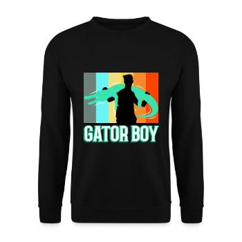 Gator Boy - Unisex Pullover - Schwarz - Vorne - Alina (178cm) & Michal (187cm)