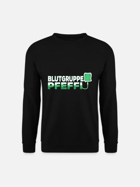 Blutgruppe Pfeffi - Unisex Pullover - Schwarz