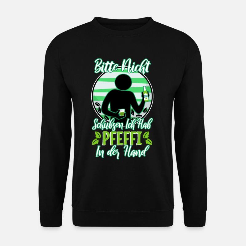 Blutgruppe Pfeffi Positiv - Unisex Pullover - Schwarz