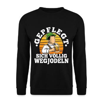 Yodel bien entretenu - Sweat-shirt Unisexe - noir - Devant - Alina (178cm) & Michal (187cm)