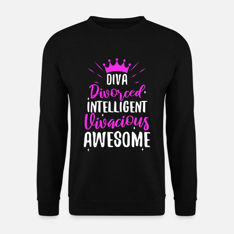 Divorce Diva - Unisex Pullover - Schwarz