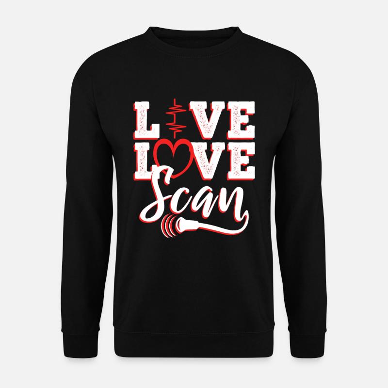 Live Love Scan - Unisex Sweatshirt - black