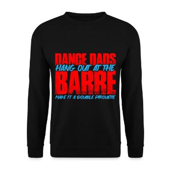 Danse Papas TraîneNt à La Barre 3 - Sweat-shirt Unisexe - noir - Devant - Alina (178cm) & Michal (187cm)