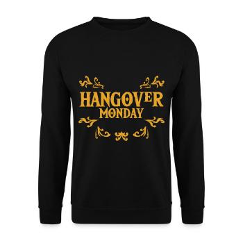 Gueule de bois lundi 4 - Sweat-shirt Unisexe - noir - Devant - Alina (178cm) & Michal (187cm)