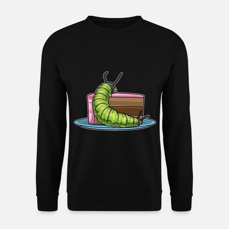 Raupe Kuchen - Unisex Pullover - Schwarz