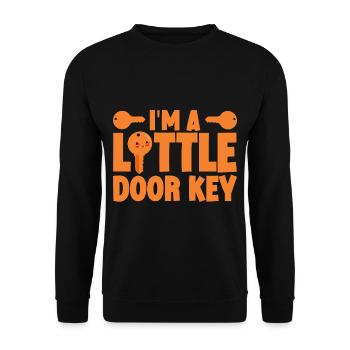 I'm A Little Door Key 2 - Unisex Pullover - Schwarz - Vorne - Alina (178cm) & Michal (187cm)