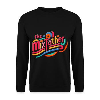 The Mixfather 8 - Unisex Sweatshirt - black - Front - Alina (178cm) & Michal (187cm)