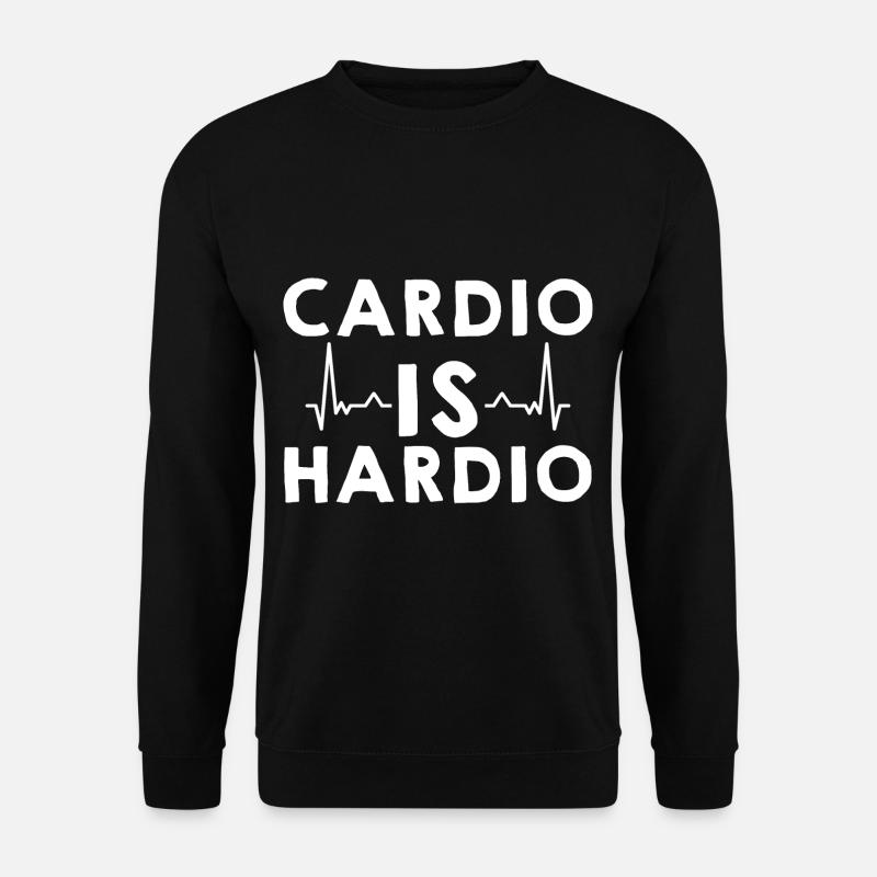 Cardio est Hardio 2 - Sweat-shirt Unisexe - noir