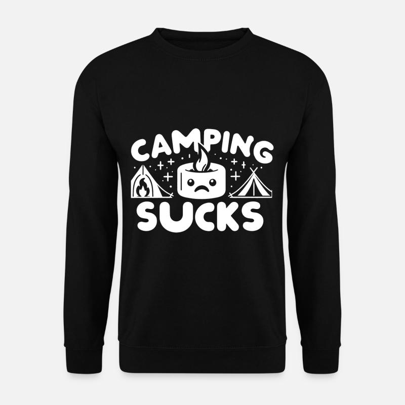 Camping Sucks 12 - Unisex Pullover - Schwarz