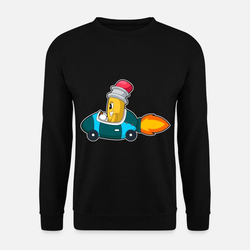 Voiture crayon - Sweat-shirt Unisexe - noir
