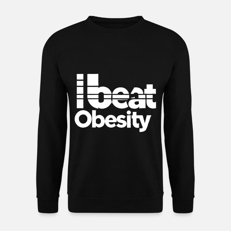 I Beat Obesity 8 - Unisex Pullover - Schwarz