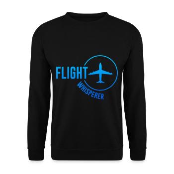 Chuchoteur de vol 4 - Sweat-shirt Unisexe - noir - Devant - Alina (178cm) & Michal (187cm)