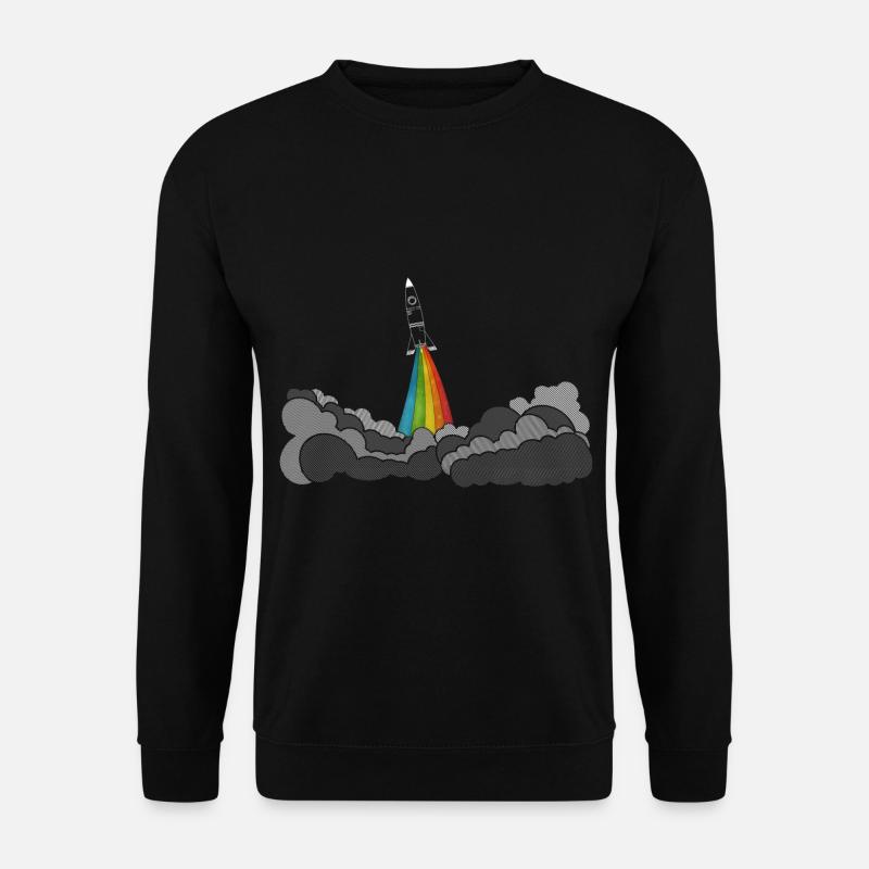 Rocket rocket (space shuttle) - Unisex Sweatshirt - black