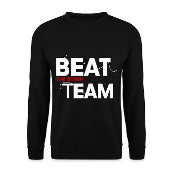 Beat The Other Team 4 - Unisex Pullover - Schwarz - Vorne - Alina (178cm) & Michal (187cm)