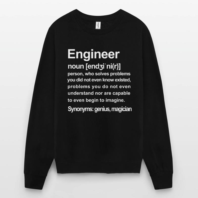 Engineer Description - engineer Unisex Sweatshirt